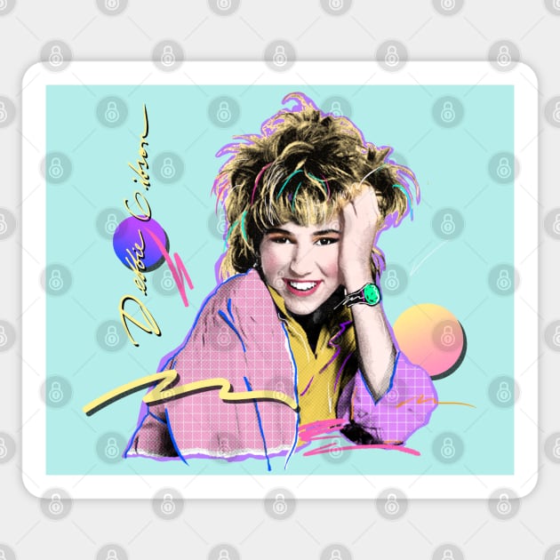 DEBBIE GIBSON 80S RETRO STYLE Sticker by DISCO DISCO MX